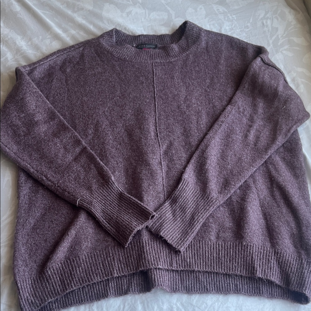 Vince Camuto Lavender Crew Neck Sweater